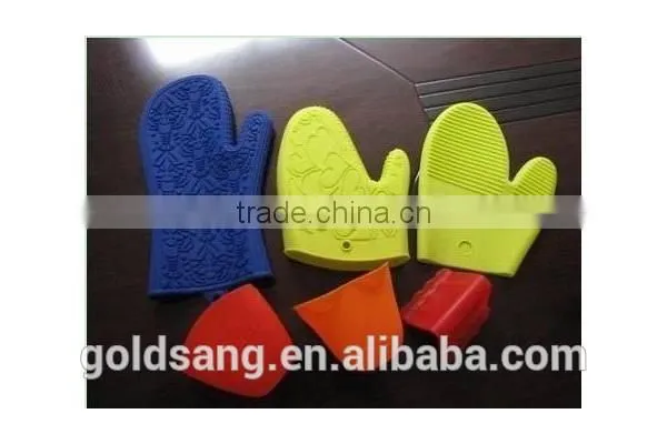 funny animal heat-resistant silicone oven mitt baking glove