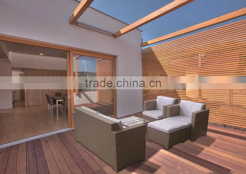 PE rattan garden sofa set