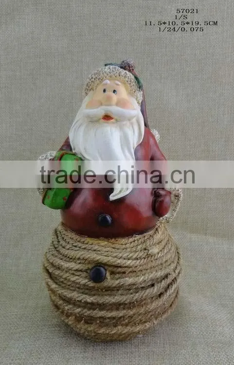 christmas resin santa claus resin christmas ornaments wholesale