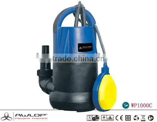 400W 7000L/h Clean Water Pump / Submersible Water Pump