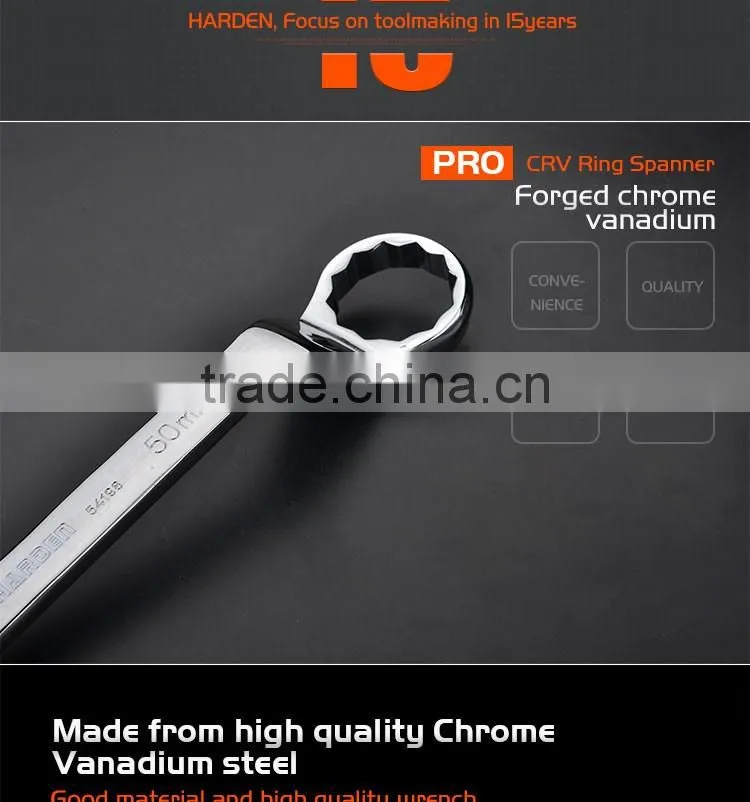 Professional Commercial Electric Hand 6 Point Cr-v Ring Spanner Tools