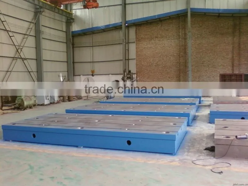 High Flatness Accuracy Various Inspections Cast Iron T Slot Bed Plate,Detection platform