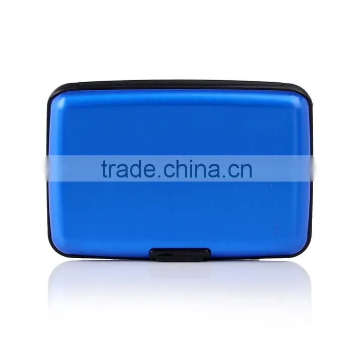 Hot selling aluminum business credit card holder wallet AK1004