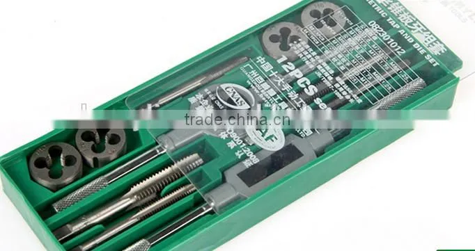 Berrylion High Speed Steel 12pcs Inner Screw Tap Set