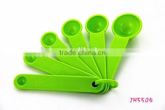 JH5504 New design colorful plastic measuring spoon