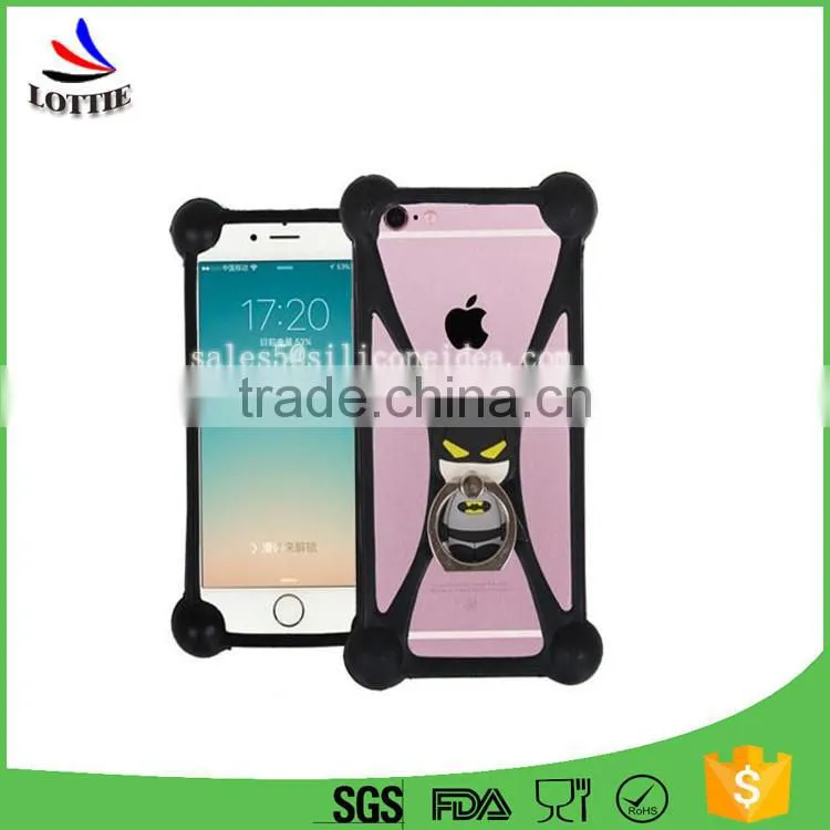 High quality universal Silicone Phone Holder 3d silicone phone case for iphone 6plus case
