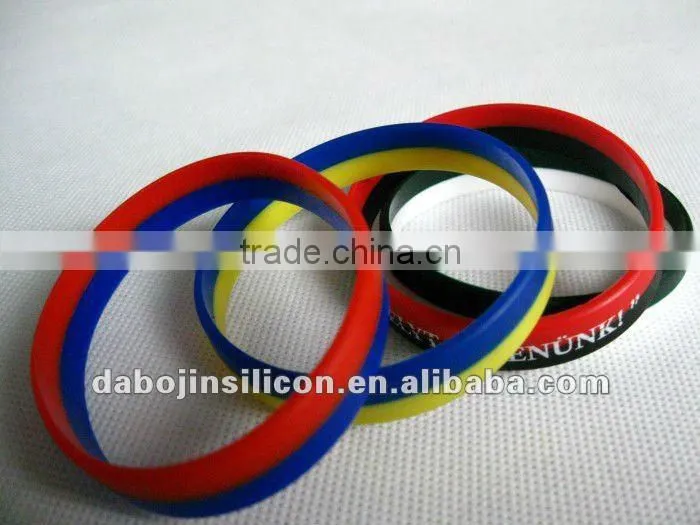 3 layers colors rubber band