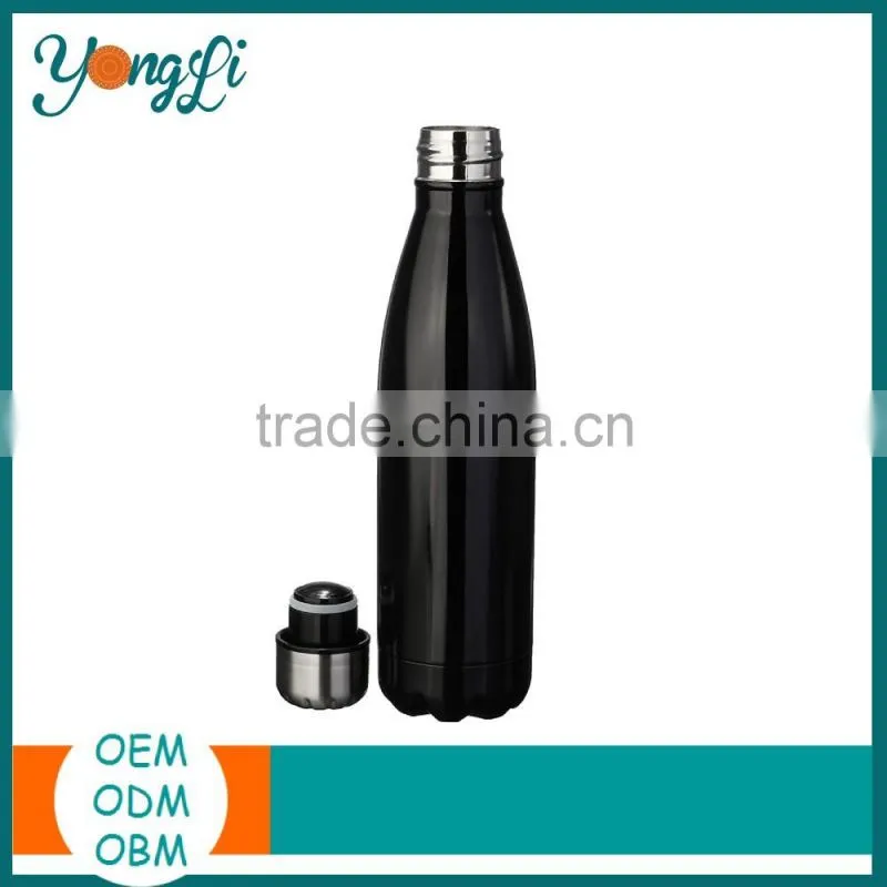 Perfect for Outdoor Sports 17oz(500ml) Double Wall Stainless Steel Insulated Water Bottle