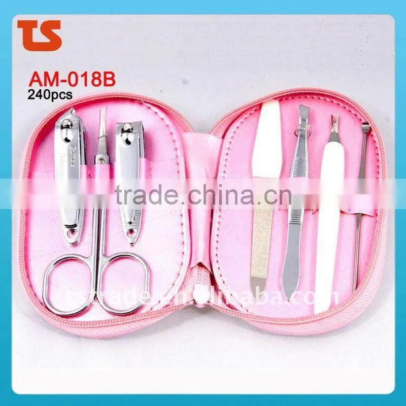 2014 new 7PCS Nail Manicure set professional pedicure tools AM-020A