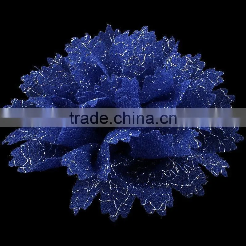handmade fabric flower clip for kids hair accessories
