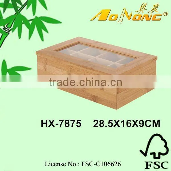 bamboo storage pot