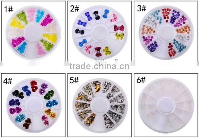 Wholesale flatback nail diamond and nail art rhinestone, nail crystal beads
