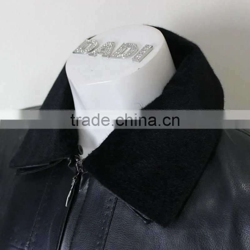 2014 Fashion Pu Leather Jacket For Men