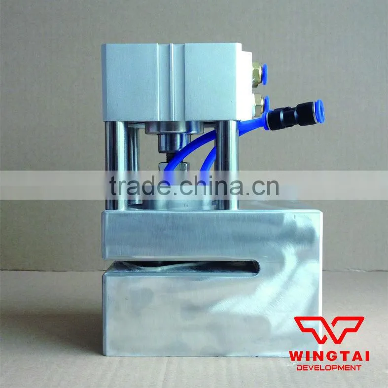 banana shape hole punch machine for plastic shopping bag