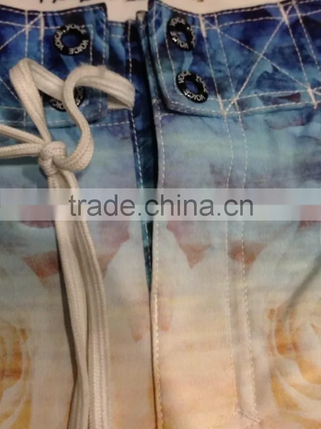 beach wear 2014 mens beach shorts oem custom sublimation beach short