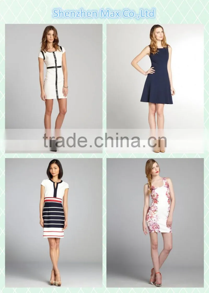 Ivory And Nude Lace Cotton Blend Sleeveless Dress,designer clothing manufacturer in China