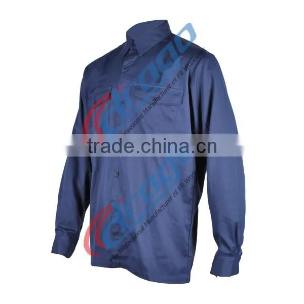 EN 1149 permenent fire resistant anti-static Modacrylic clothing