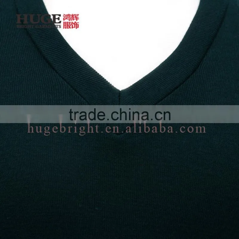 Soft Warm 100% Silk Kintted V Shape Cashmere Sweater Luxury