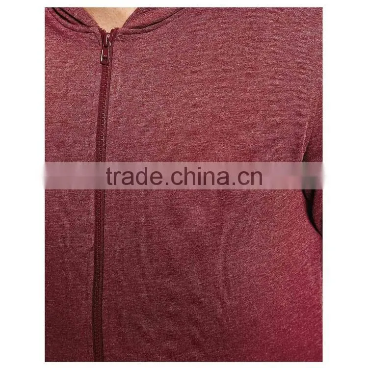 fashion style custom jersey lesiure full zip man coat with hooded