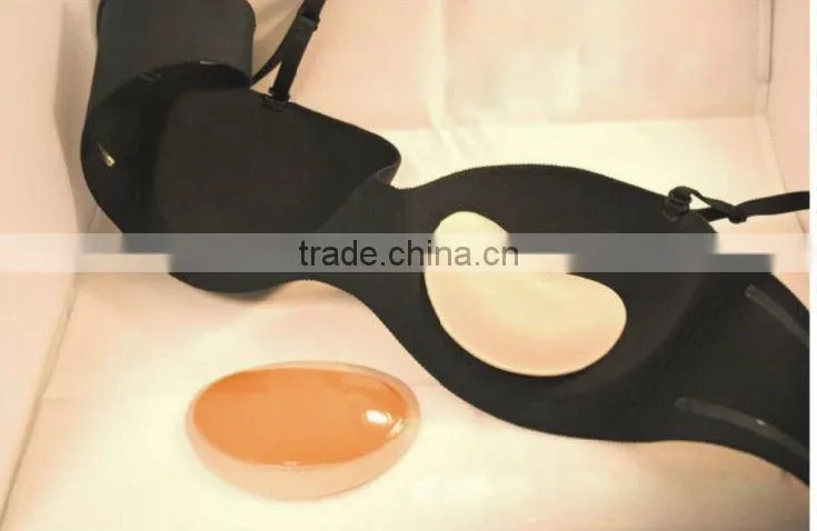 reusable magic self adhensive bra inserts cleavage pad