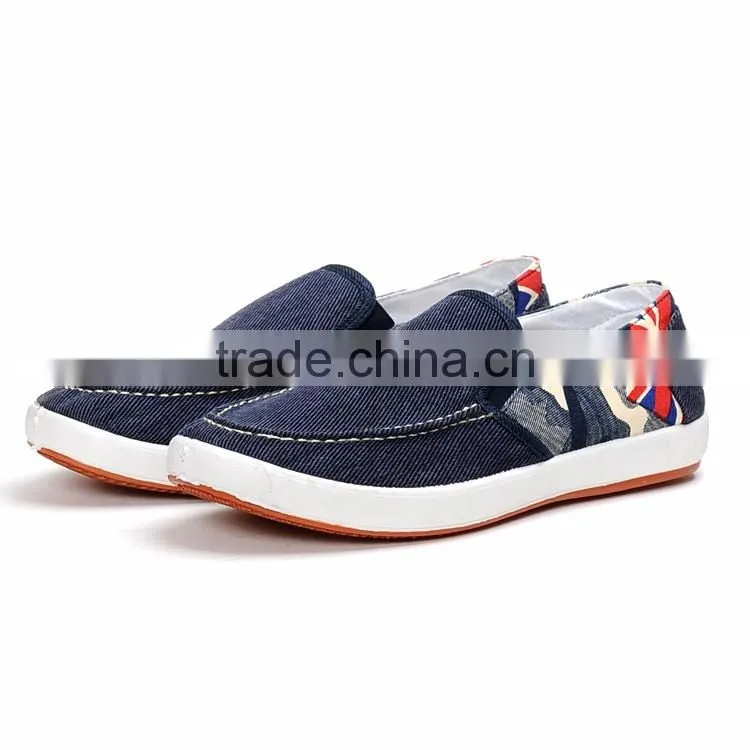 2017 New arrival canvas shoes men casual china shoe factory