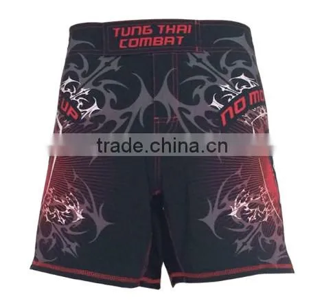 Make your own designs good quality short style mens mma shorts