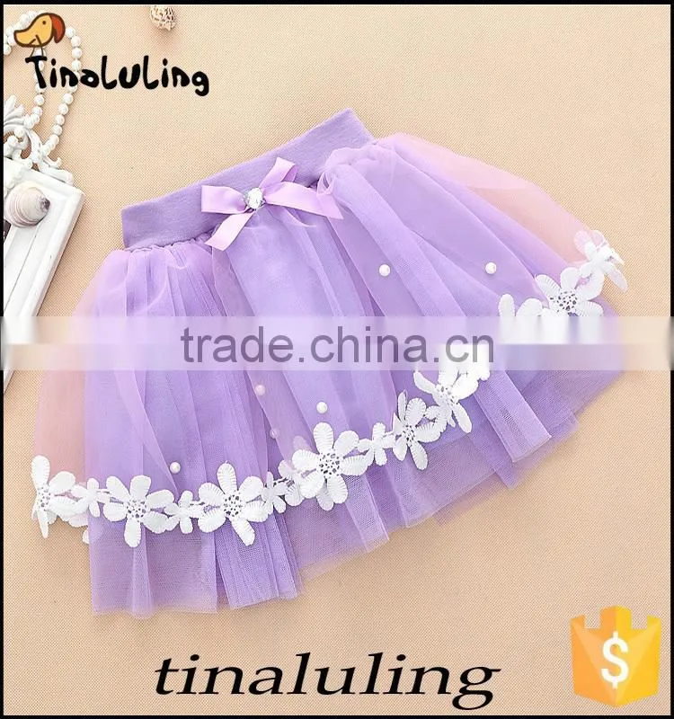 FASHION 2015 GIRLS HIGH QUALITY LACE TUTU SKIRTS KIDS DANCE TUTUS