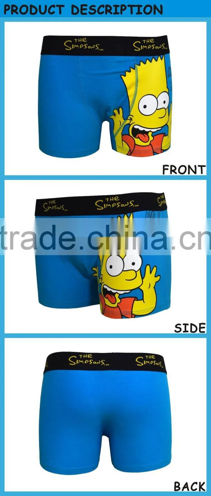Wholesale Mens Boxer Shorts,Custom High Quality Underpants Man