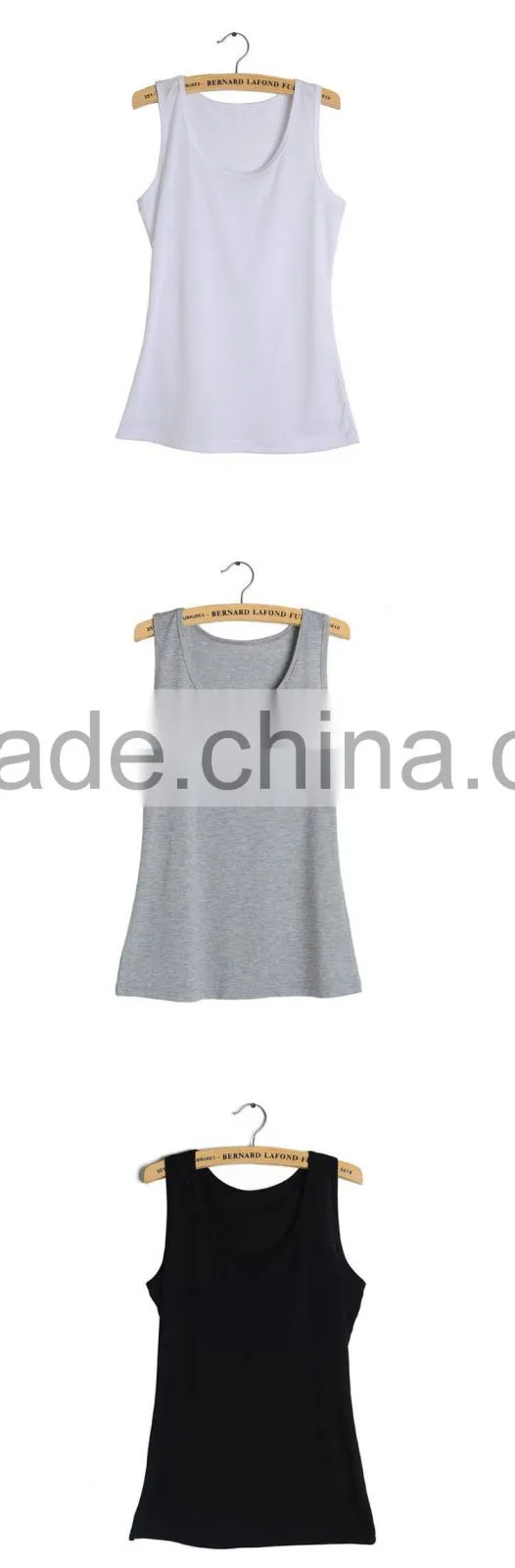 polyamide and spande fashion y back girls tank top