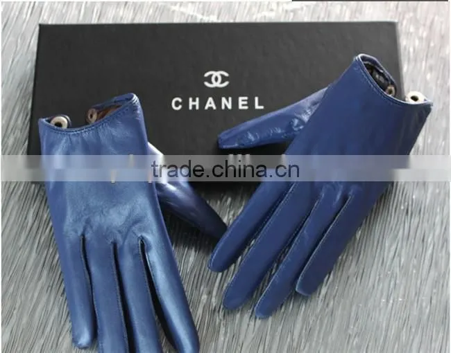 wholesale fashion sheep leather gloves