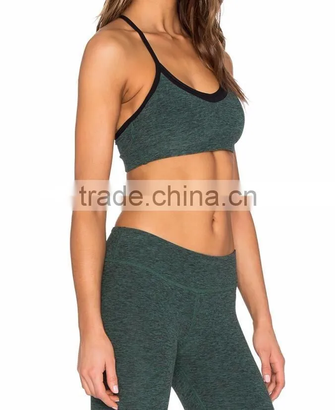 New arrival 2017 fashion yoga pants and bra yoga wear for women
