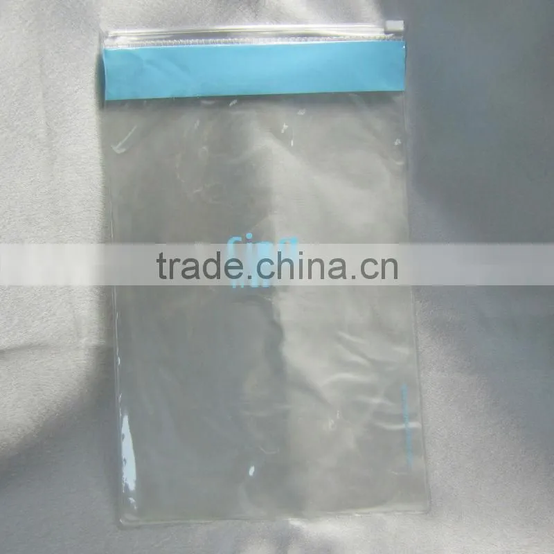 plastic clear pvc zipper bag