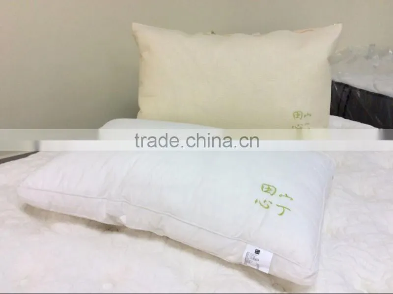 Top Grade 100% cotton shell fabric Pocket Spring Coil Pillow