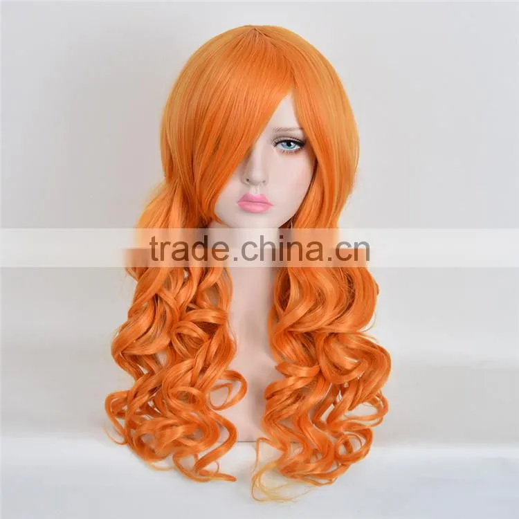 YIWU Perfect Lady short orange cosplay hair wig