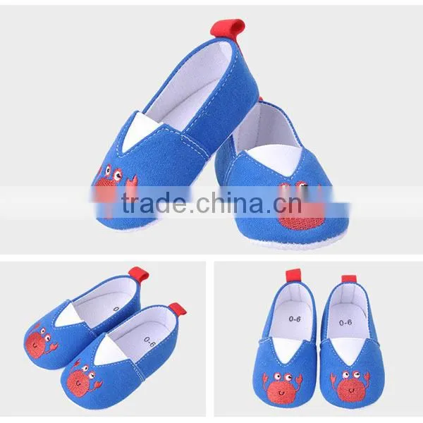 new design lovely cartoon animal prints baby boy and girl shoes
