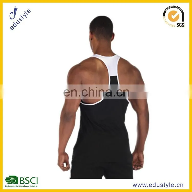 OEM Wholesale Casual Summer 95% Cotton 5% Spandex Men Sublimation Breathable Dri Fit Fitness Tank Top