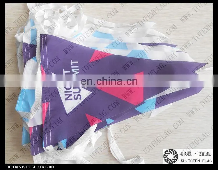 Popular Bunting String Flag / Custom Bunting String Flag