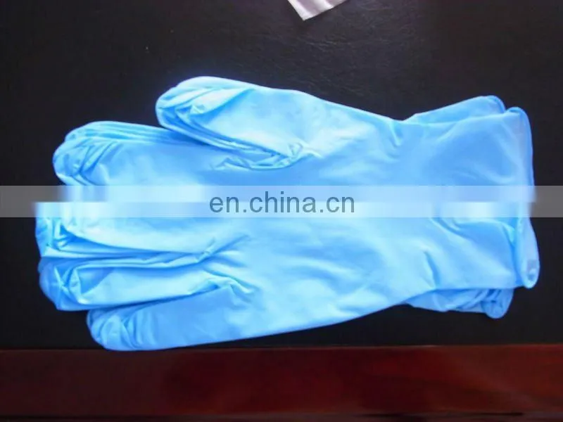 Blue Nytril gloves