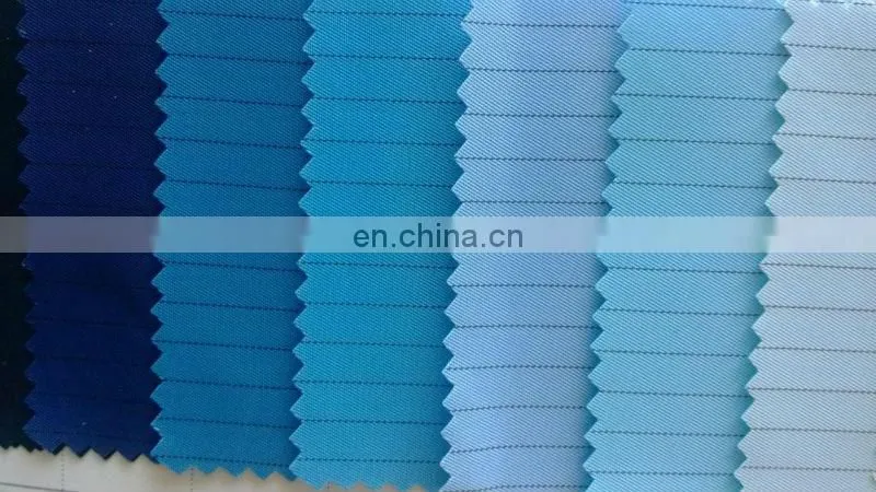 Factory direct sale conducive fiber esd antistatic cleanroom fabric