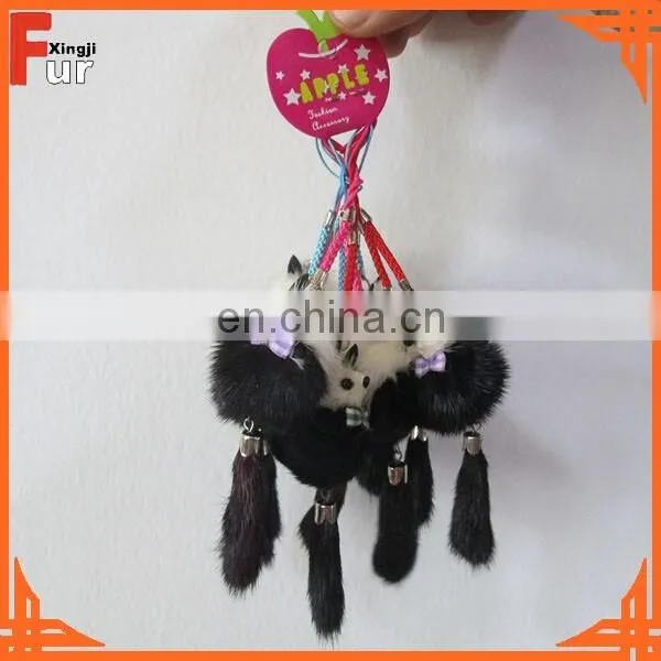 Fur Pendant / Mink Fur Keychain