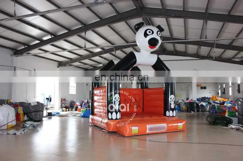 QIQI inflatable panda used party jumpers for sale