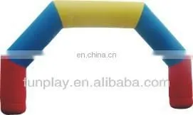 Rainbow entrance arch inflatable for advertisement