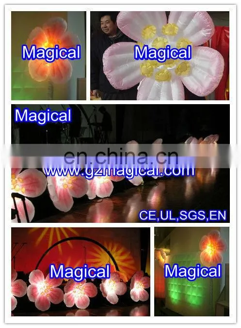 Giant inflatable flower decoration / lighting inflatable flower for decoration