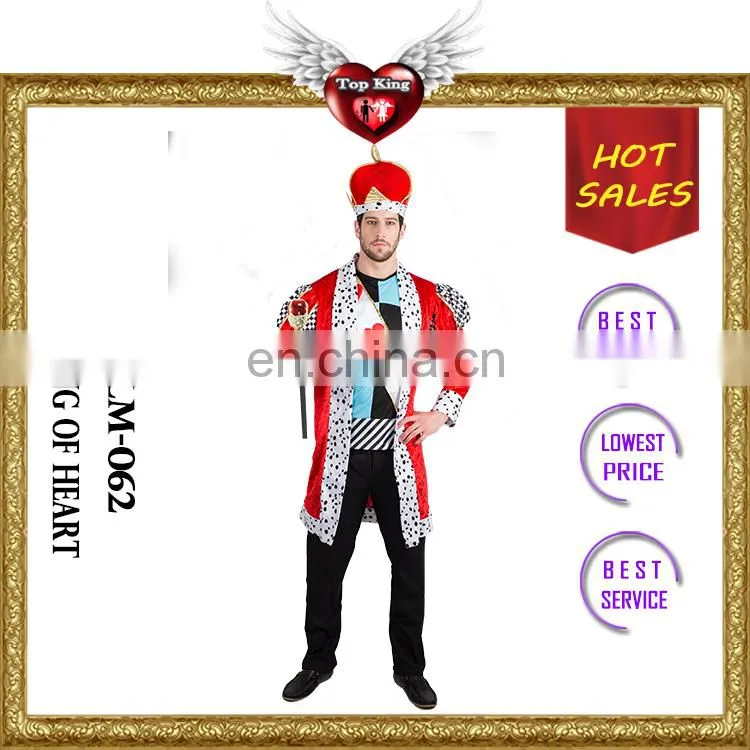 Halloween Super man Cosplay Costumes King Fancy Costumes Dress for Man