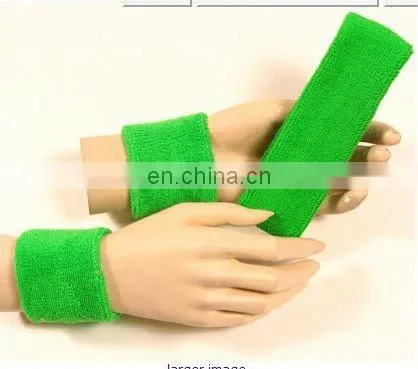 sport wristband terry zipper sweatbands