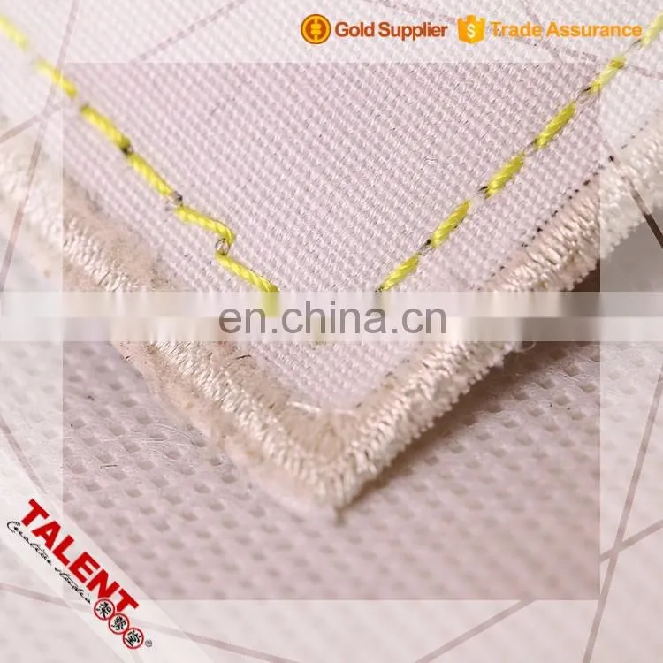 custom hot stamping brand logo bordure border jeans small leather patch sewing canvas for decoration