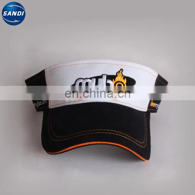 Custom printed sports visor sun hat