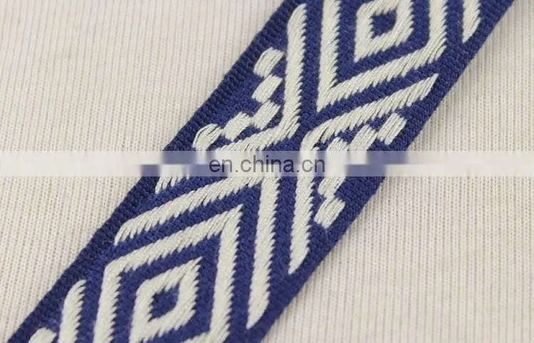 Fashionable jacquard ethnic ribbon trim for garment