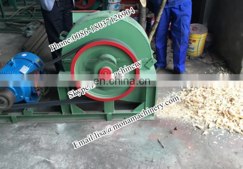 Woodworking Machinery Pine Tree Hard Wood Sawdust Shaving Making Mill Machine