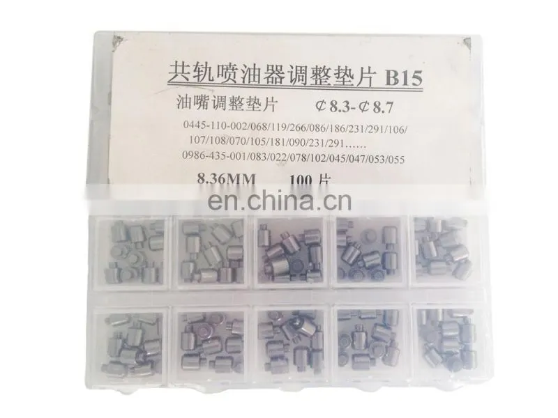 Common Rail Parts Injector Adjusting Shims B15 Injector 0445110002 Adjusting Gasket